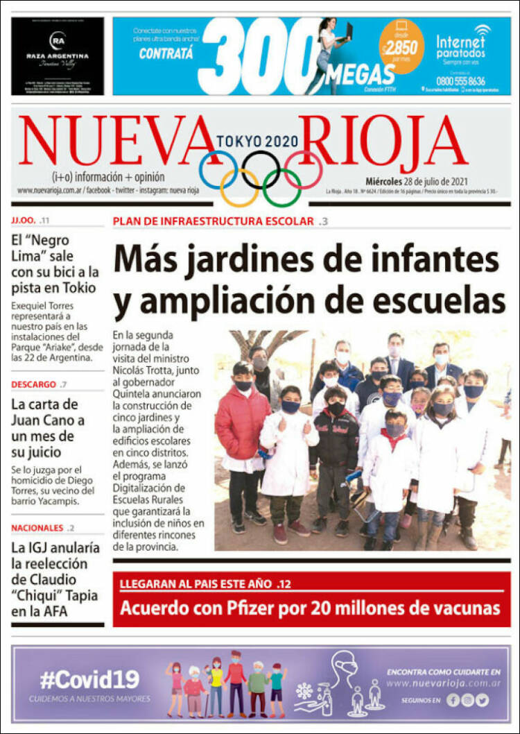 Portada de Nueva Rioja (Argentina)