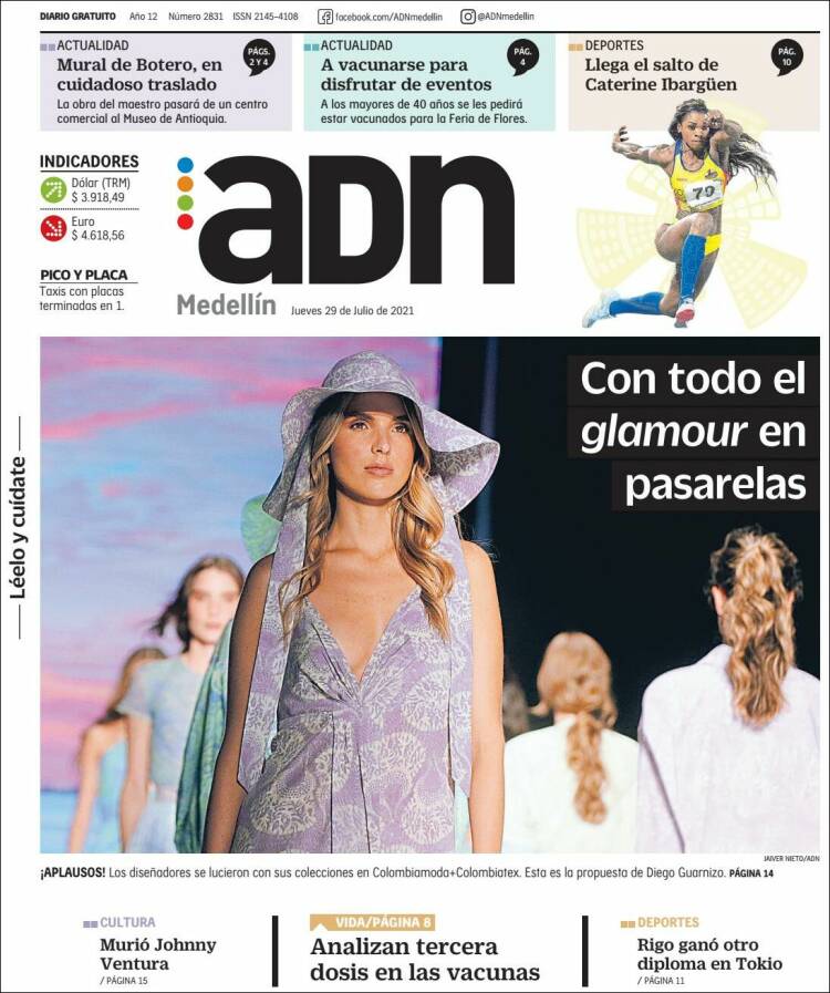 Portada de ADN - Medellín (Colombia)