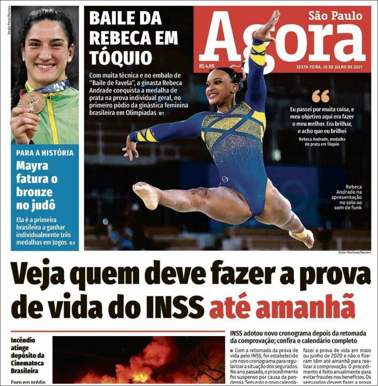 Portada de Jornal Agora (Brasil)