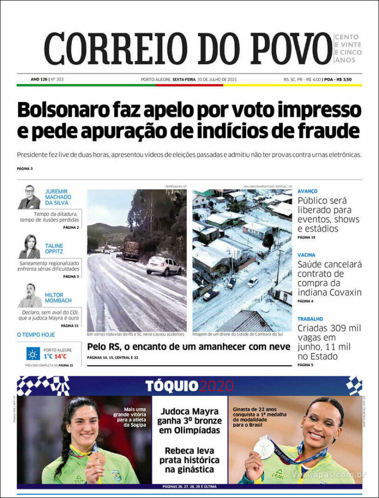 Portada de Correio Do Povo (Brasil)