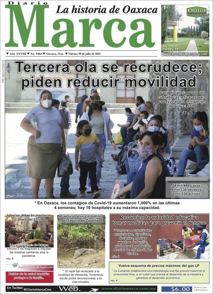 Portada de Diario Marca (México)