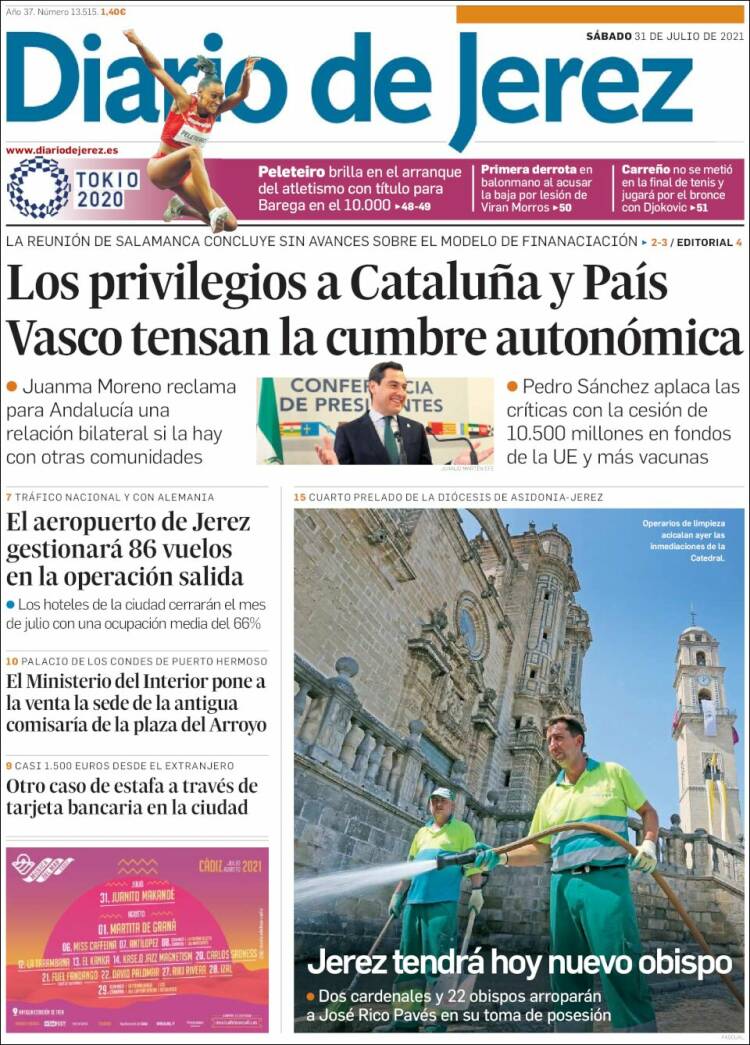 Portada de Diario de Jerez (España)