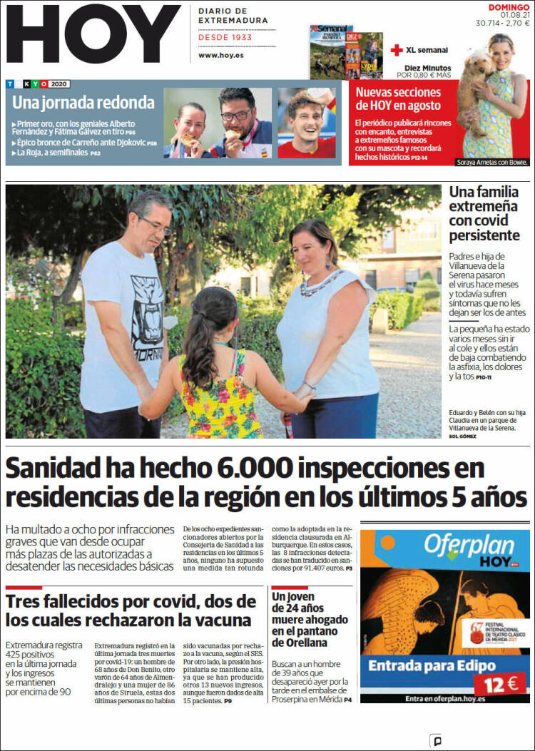 Portada de Hoy - Badajoz (España)