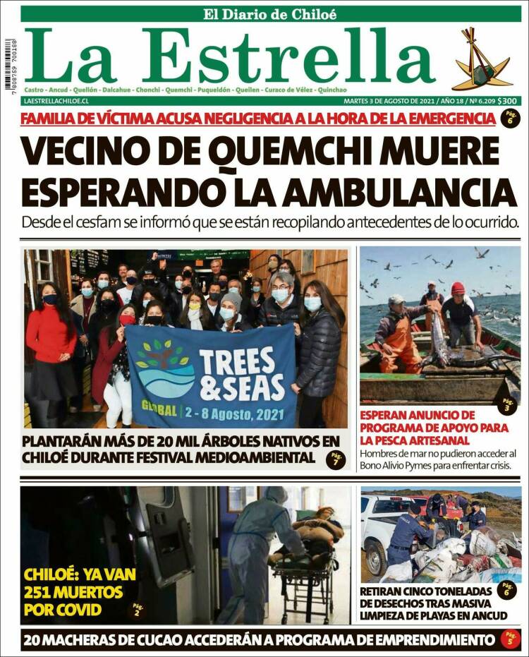Portada de Estrella de Chiloé (Chile)