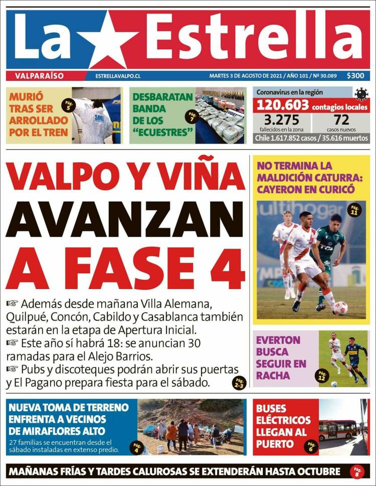 Portada de Estrella de Valparaiso (Chile)