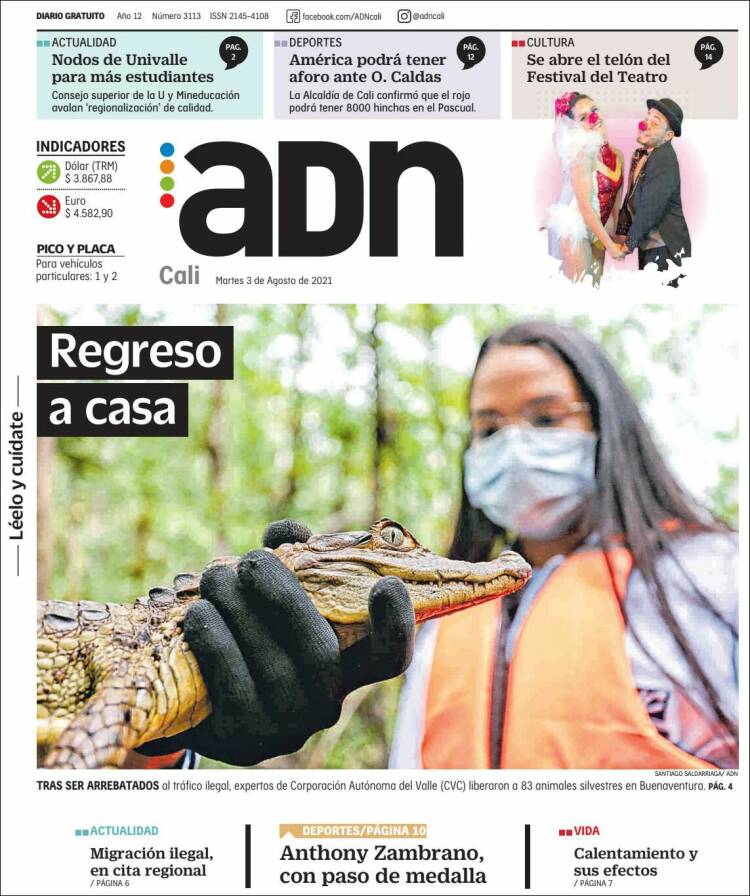 Portada de ADN - Cali (Colombia)