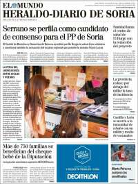 Portada de Diario de Soria (España)