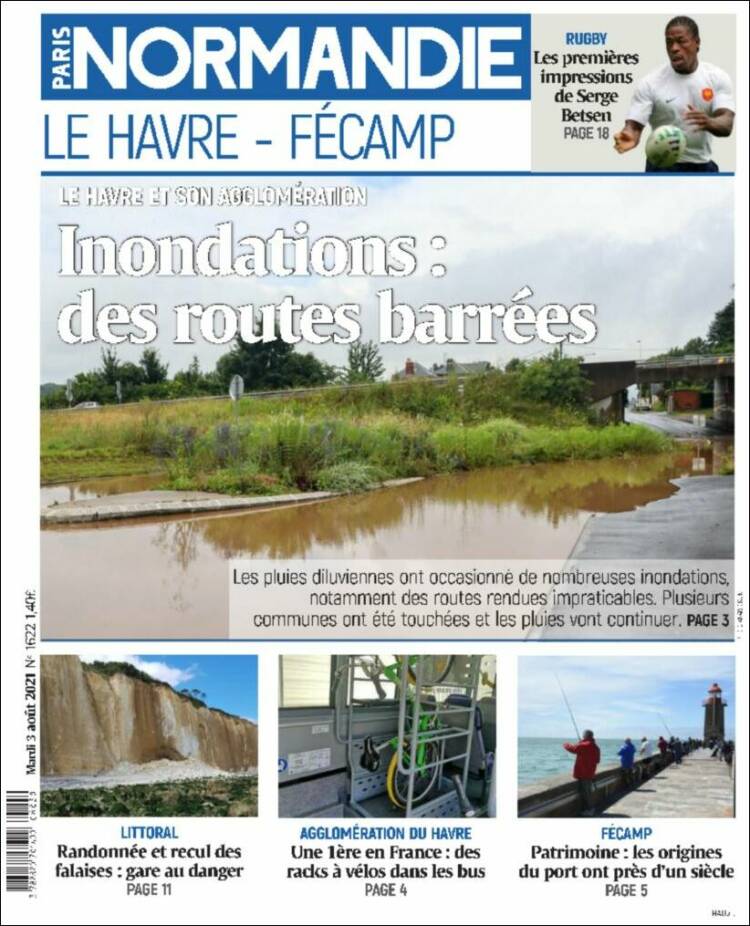 Portada de Le Havre Libre (Francia)