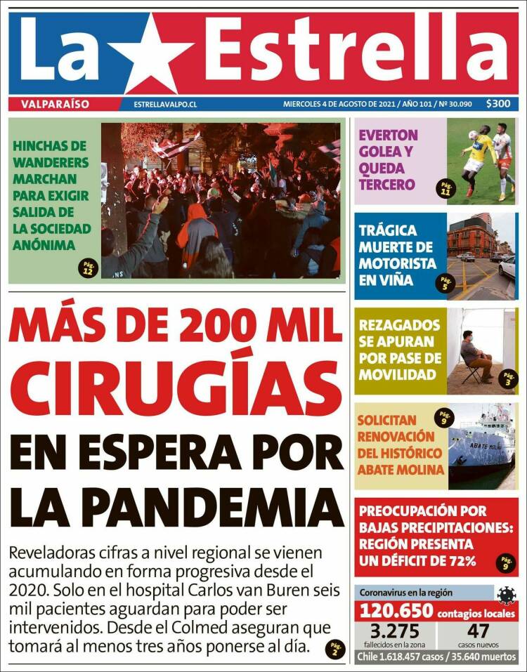 Portada de Estrella de Valparaiso (Chile)