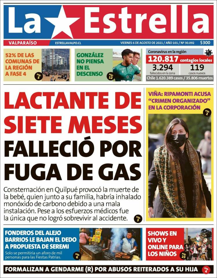 Portada de Estrella de Valparaiso (Chile)