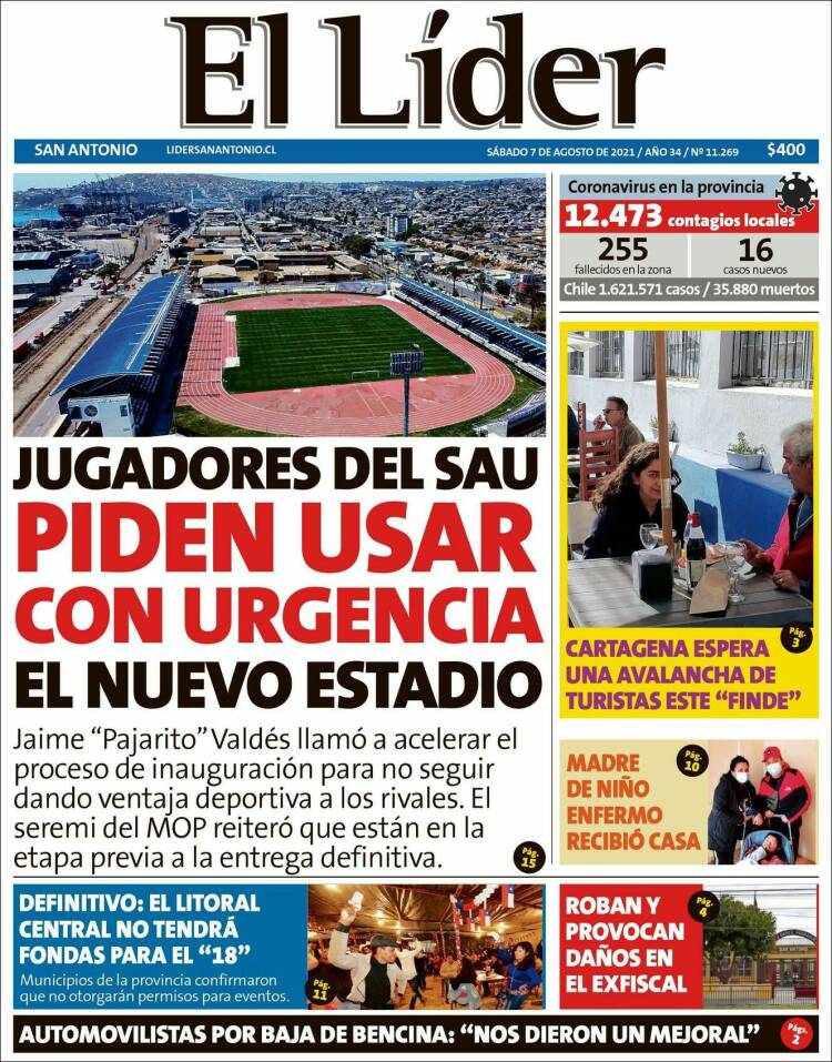 Portada de Lider de San Antonio (Chile)