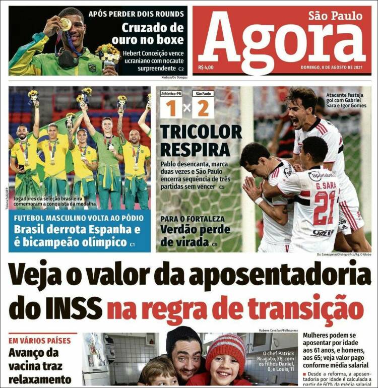 Portada de Jornal Agora (Brasil)