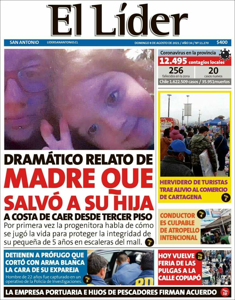 Portada de Lider de San Antonio (Chile)