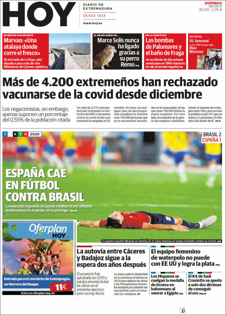 Portada de Hoy - Caceres (España)