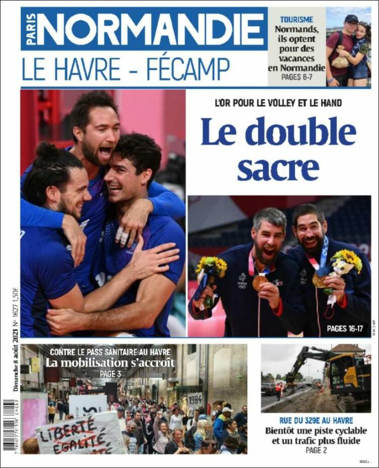 Portada de Le Havre Libre (Francia)