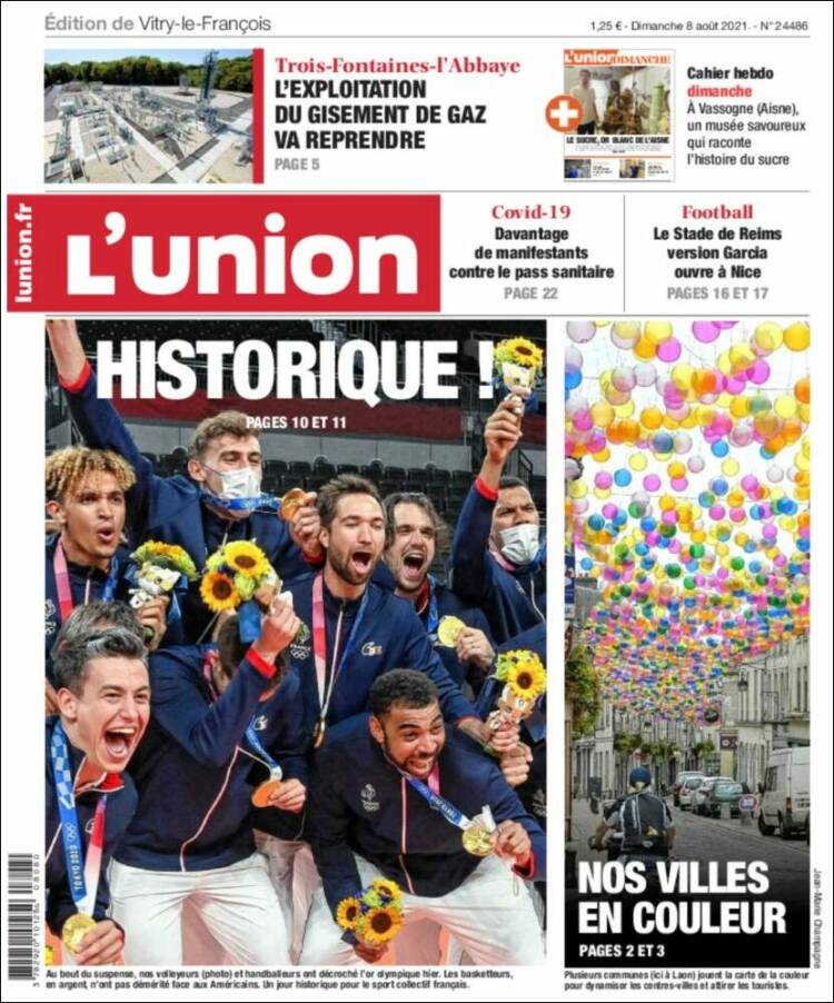 Portada de L'Union (Francia)
