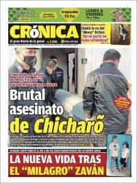 Portada de Diario Crónica (Paraguay)