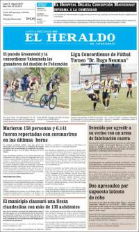 Portada de El Heraldo de Concordia (Argentina)