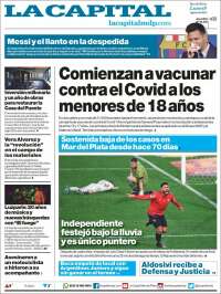 Portada de Diario La Capital - Mar del Plata (Argentina)