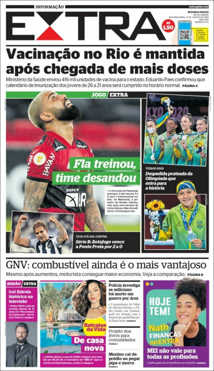 Portada de Extra (Brasil)