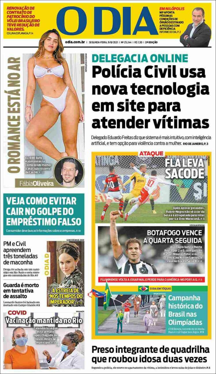 Portada de O Dia (Brasil)