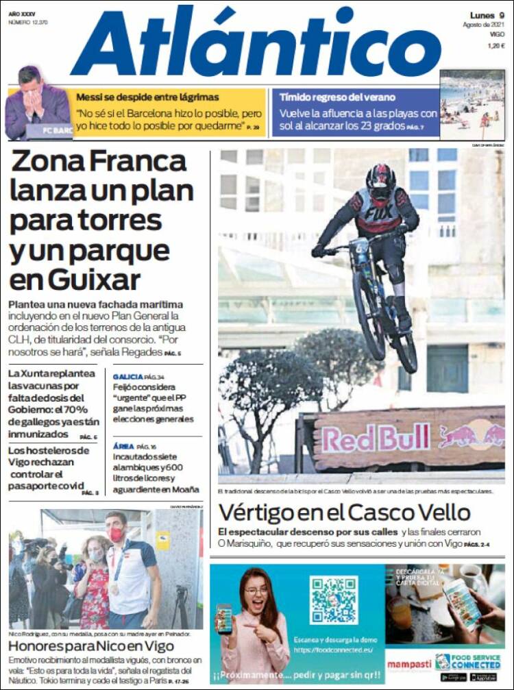 Portada de Atlántico Diario (Espa&ntilde;a)