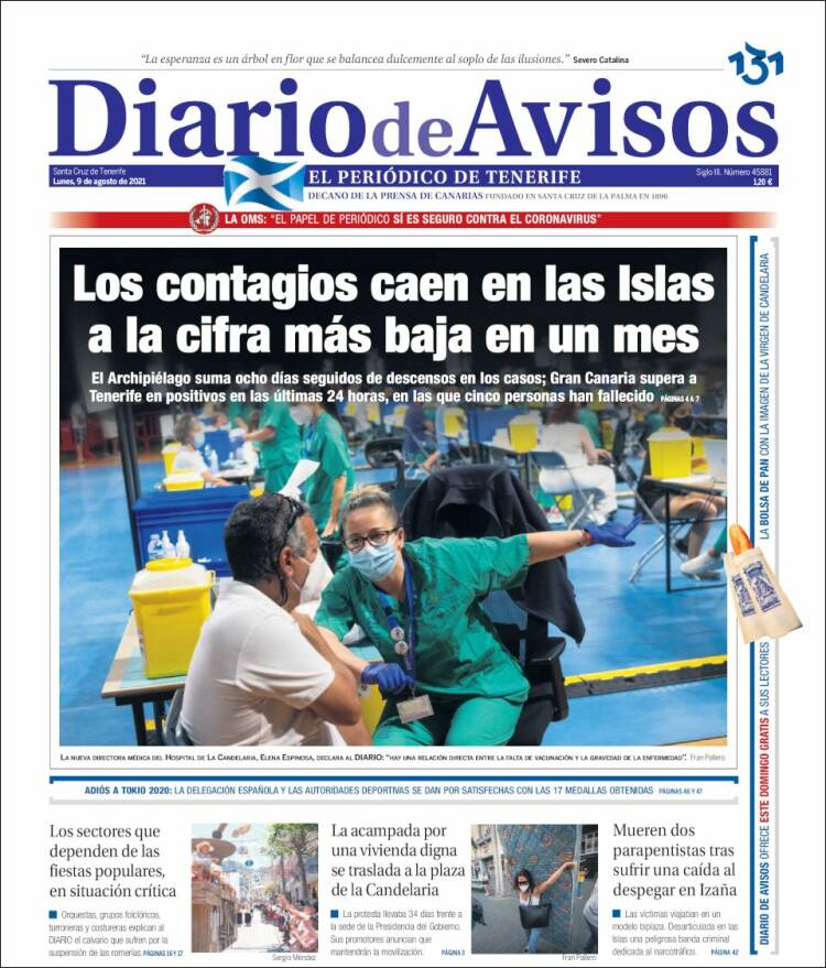 Portada de Diarios de Avisos (Espa&ntilde;a)