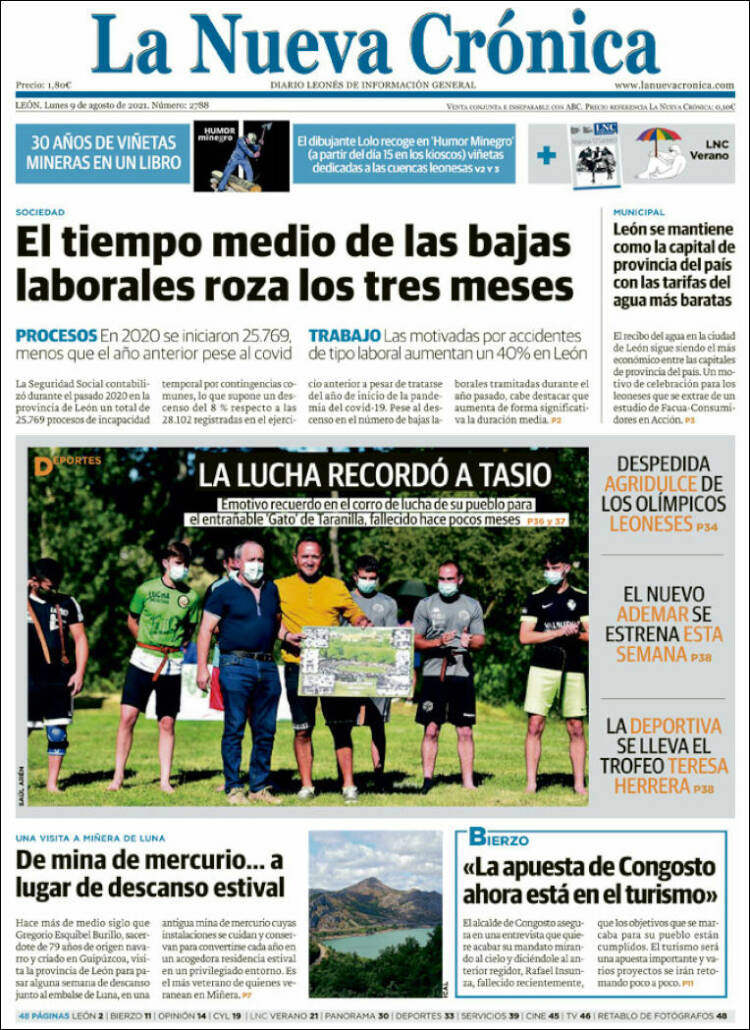 Portada de La Nueva Crónica (Espa&ntilde;a)