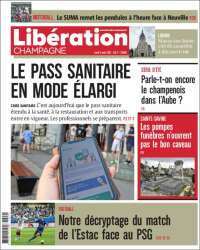 Portada de Libération Champagne (Francia)