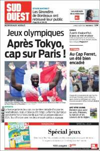 Portada de Sud Ouest (Francia)