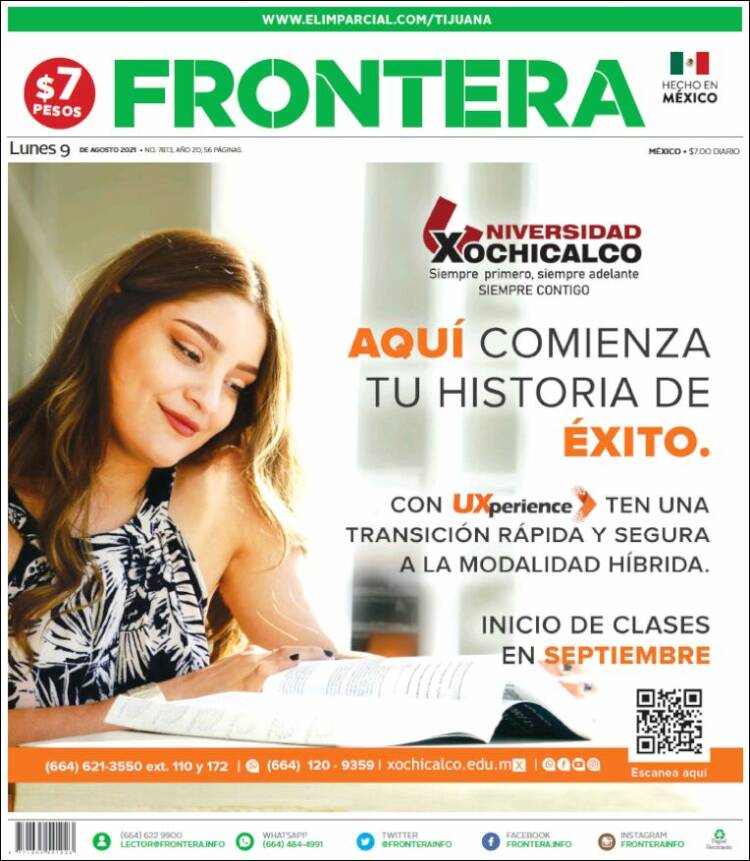 Portada de Frontera (México)