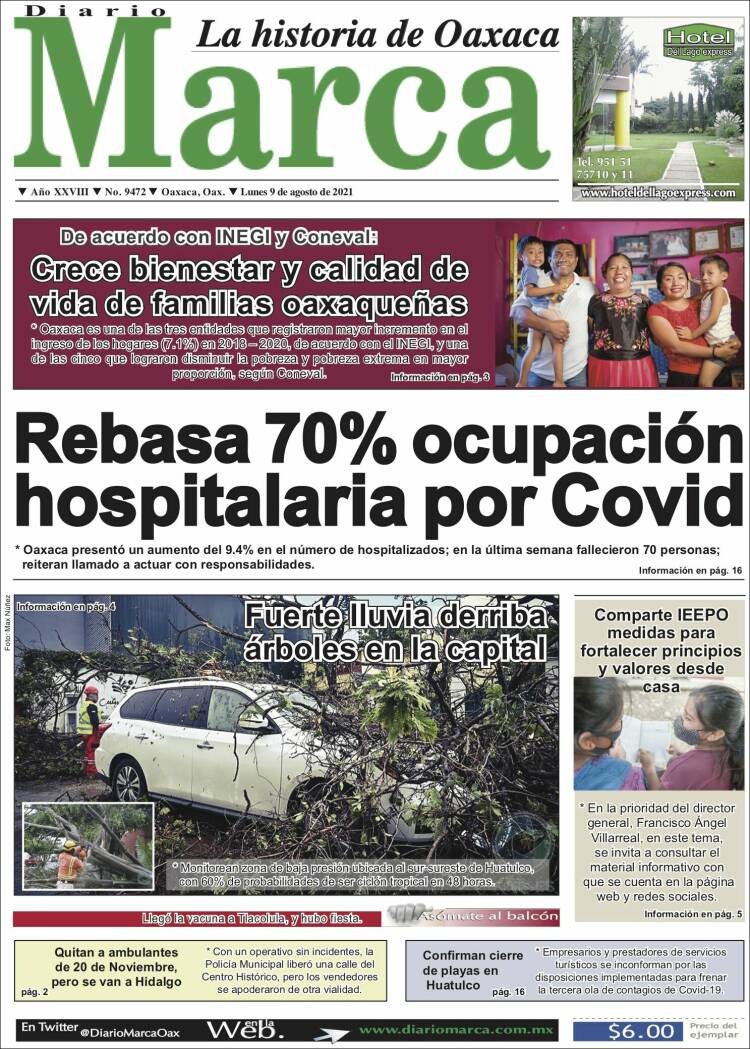 Portada de Diario Marca (México)