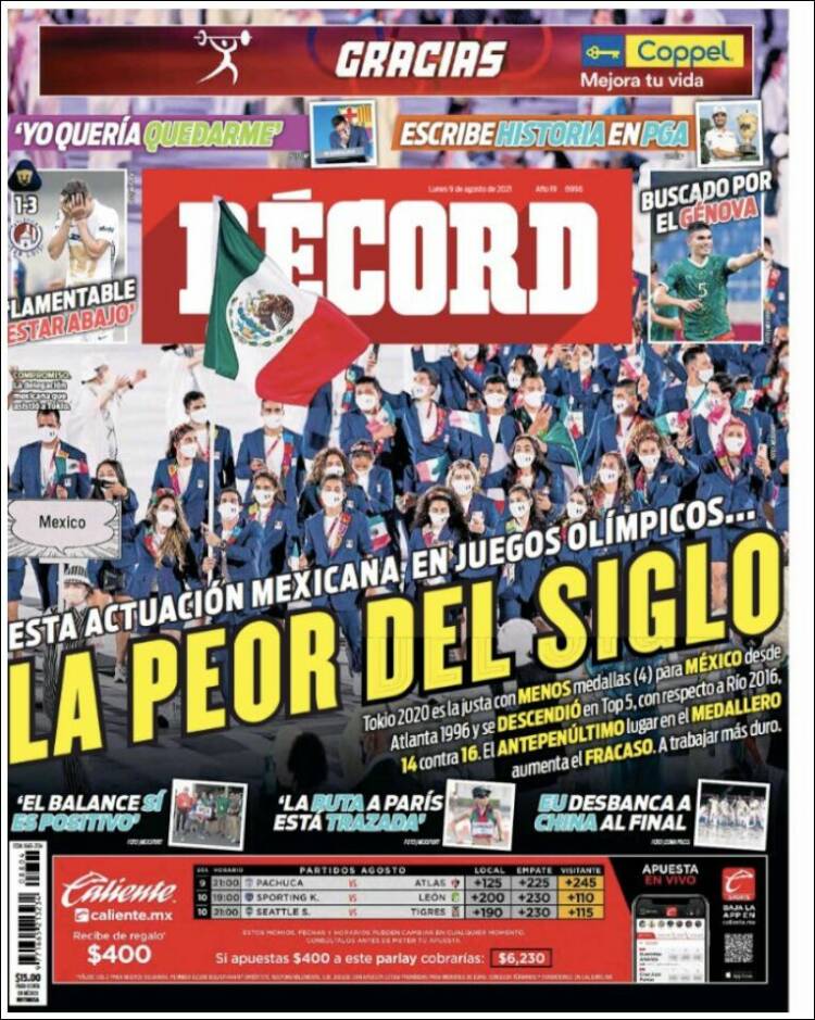 Portada de Record (México)