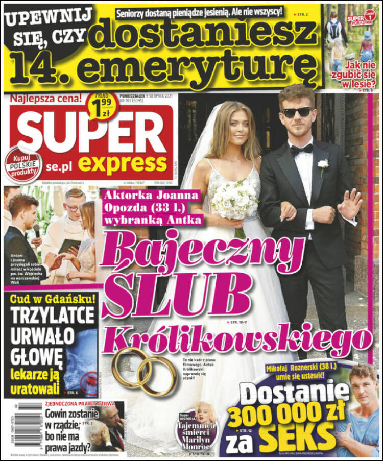 Portada de Super Express (Pologne)