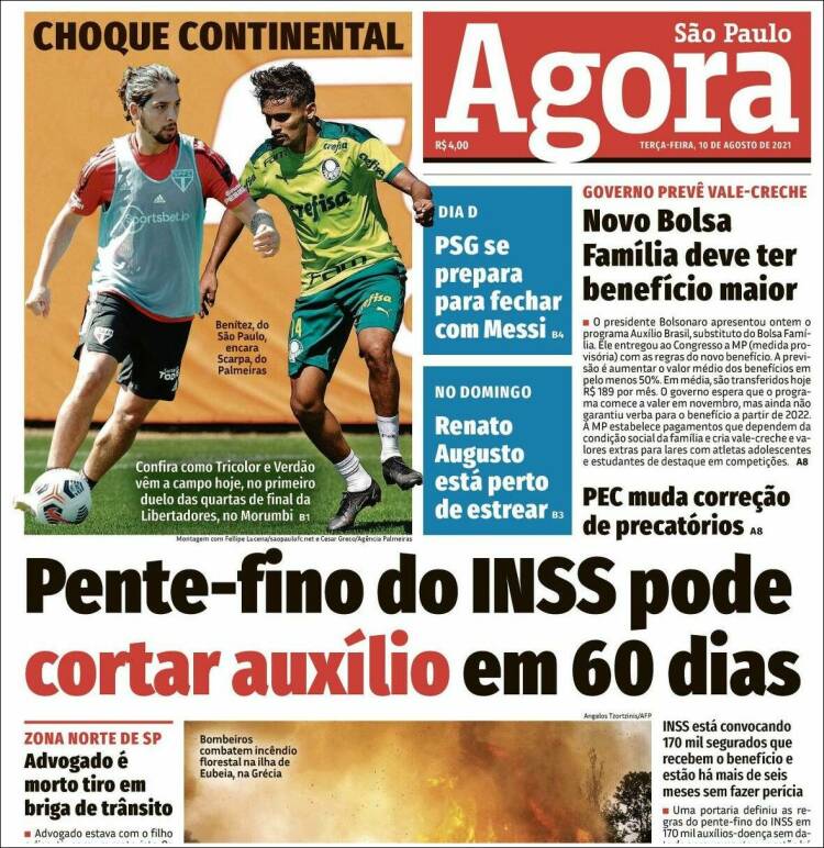 Portada de Jornal Agora (Brasil)