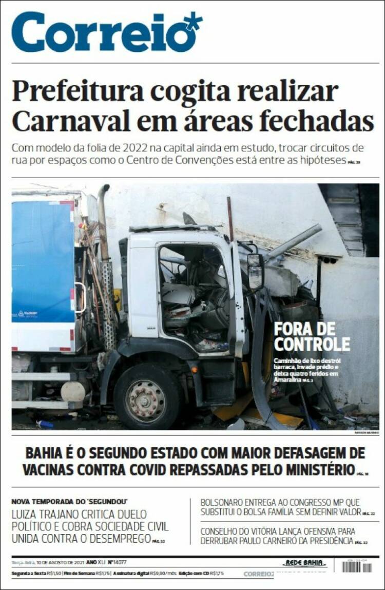 Portada de Correio* (Brasil)