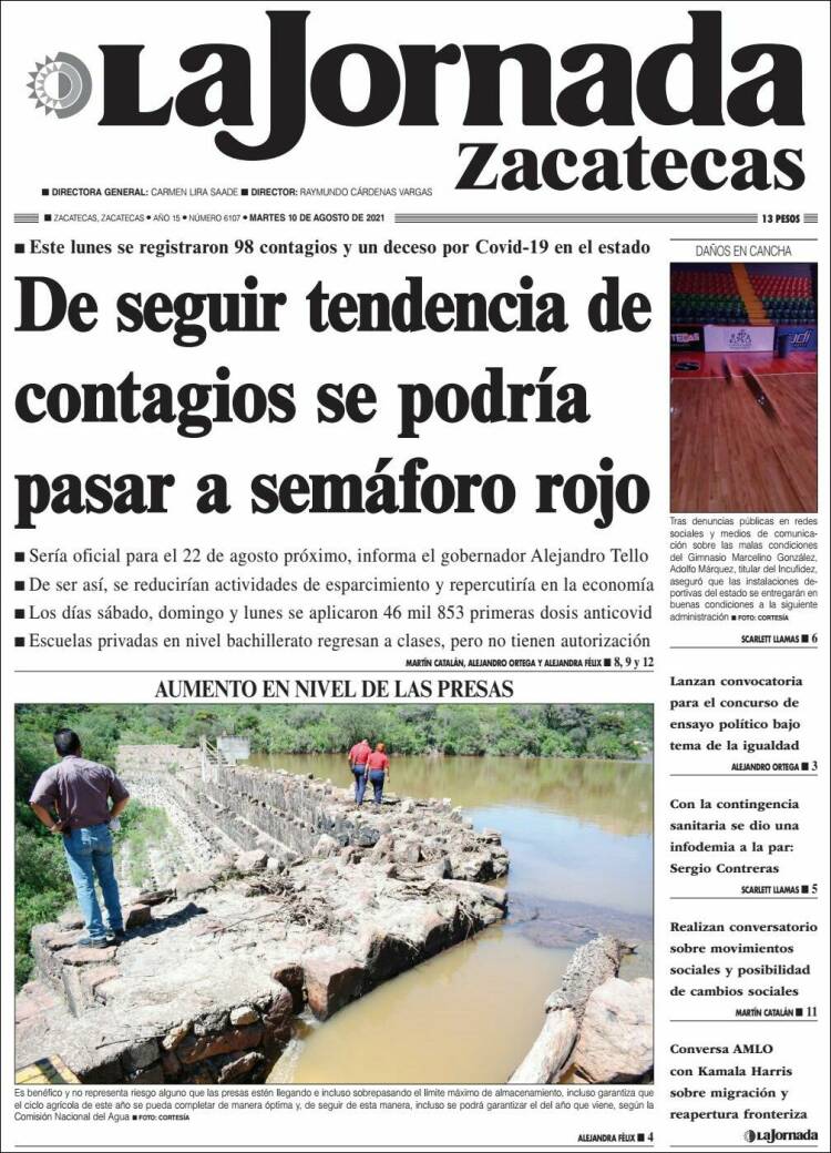 Portada de Jornada de Zacatecas (México)