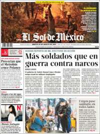 Portada de El Sol de México (México)