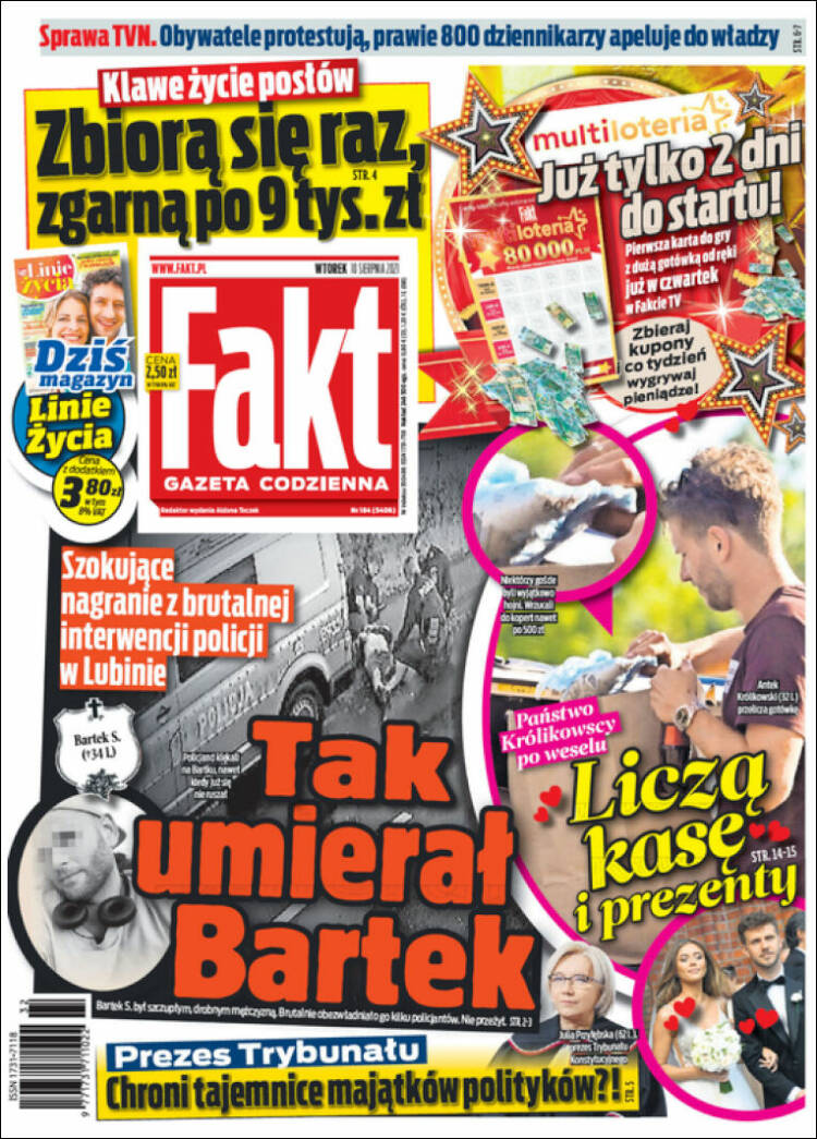 Portada de Fakt (Polonia)