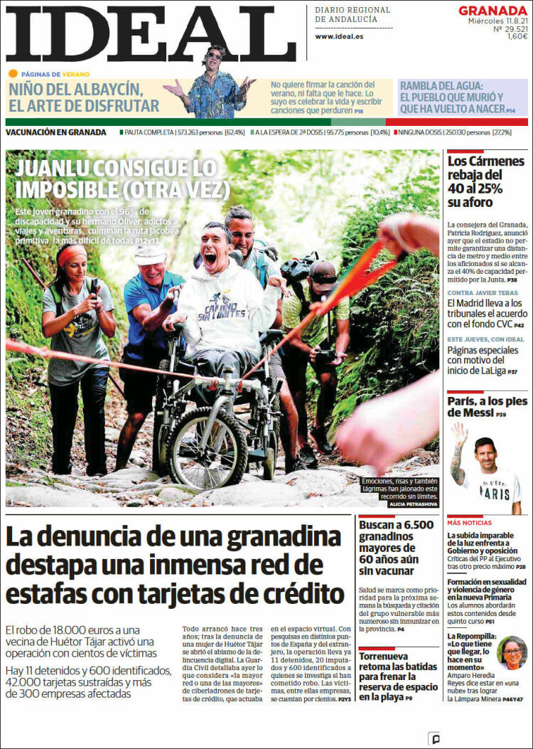 Portada de Ideal (España)