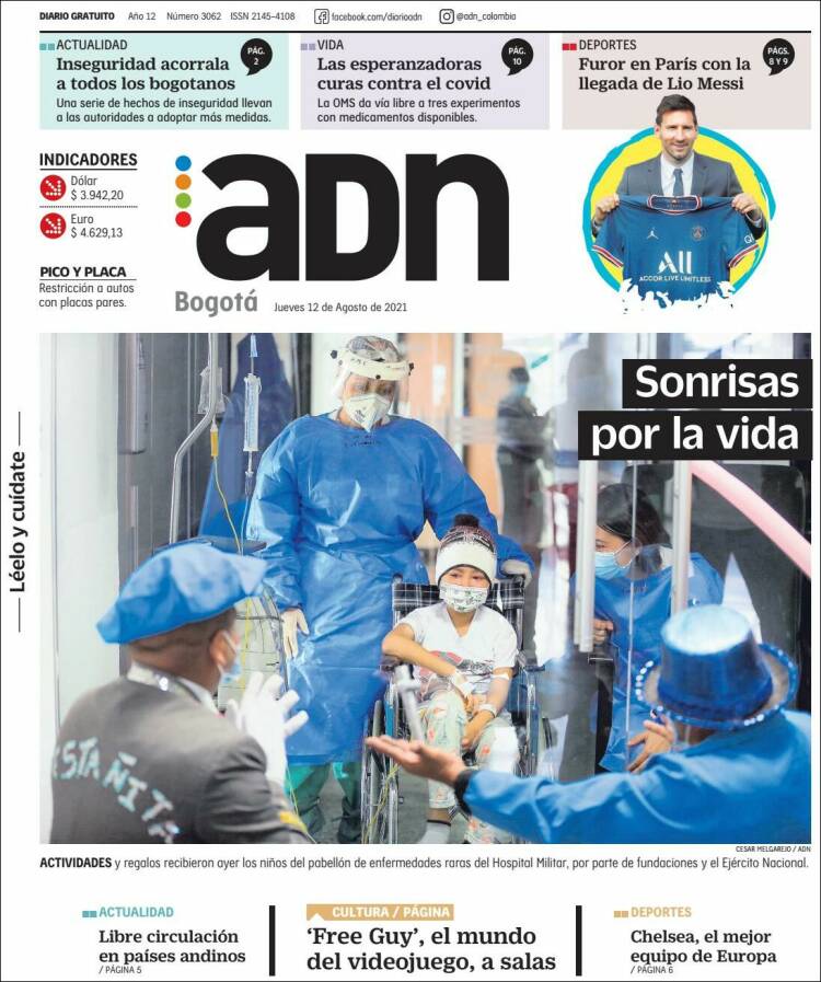 Portada de ADN - Bogotá (Colombia)