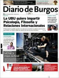 Portada de Diario de Burgos (España)