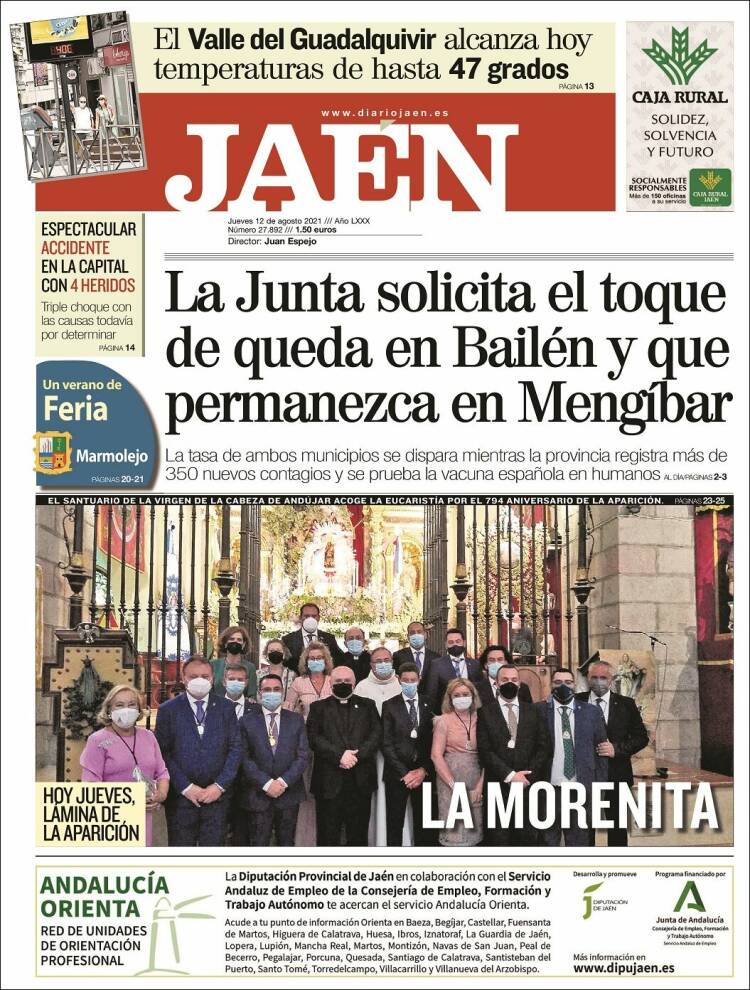 Portada de Diario Jaén (Spain)