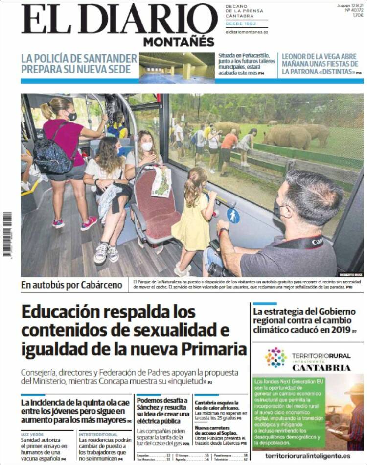 Portada de El Diario Montañés (Spain)