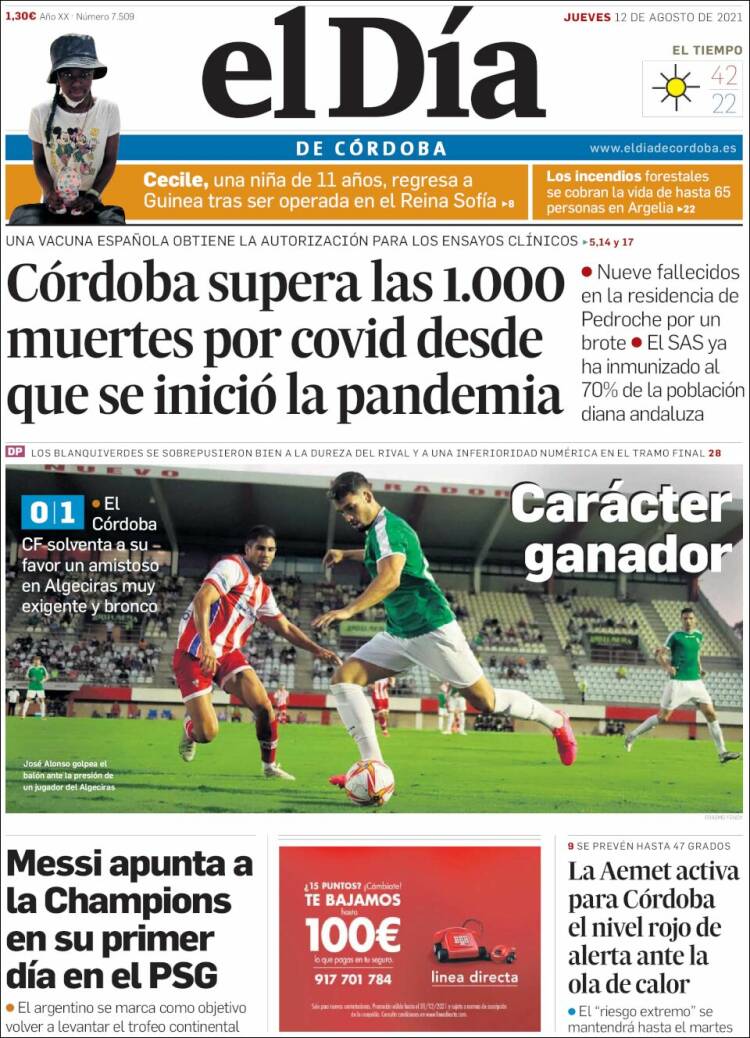 Portada de El Día de Córdoba (Spain)