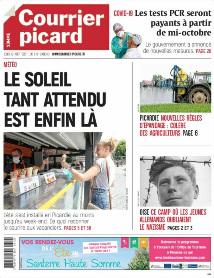 Portada de Courrier Picard (France)