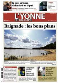 Portada de L'Yonne-Républicaine (Francia)