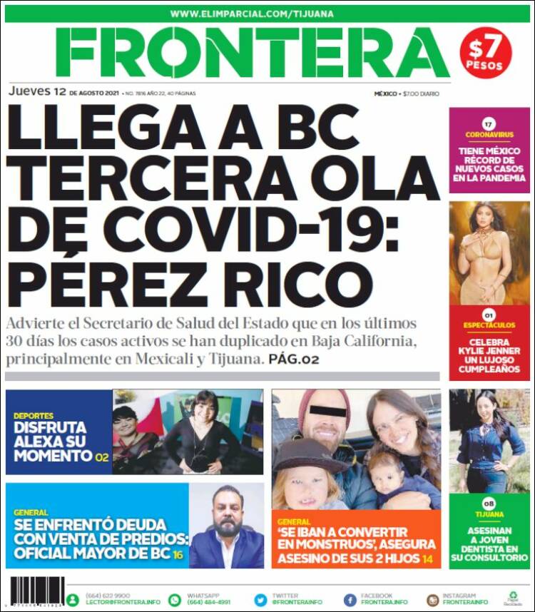 Portada de Frontera (M&eacute;xico)