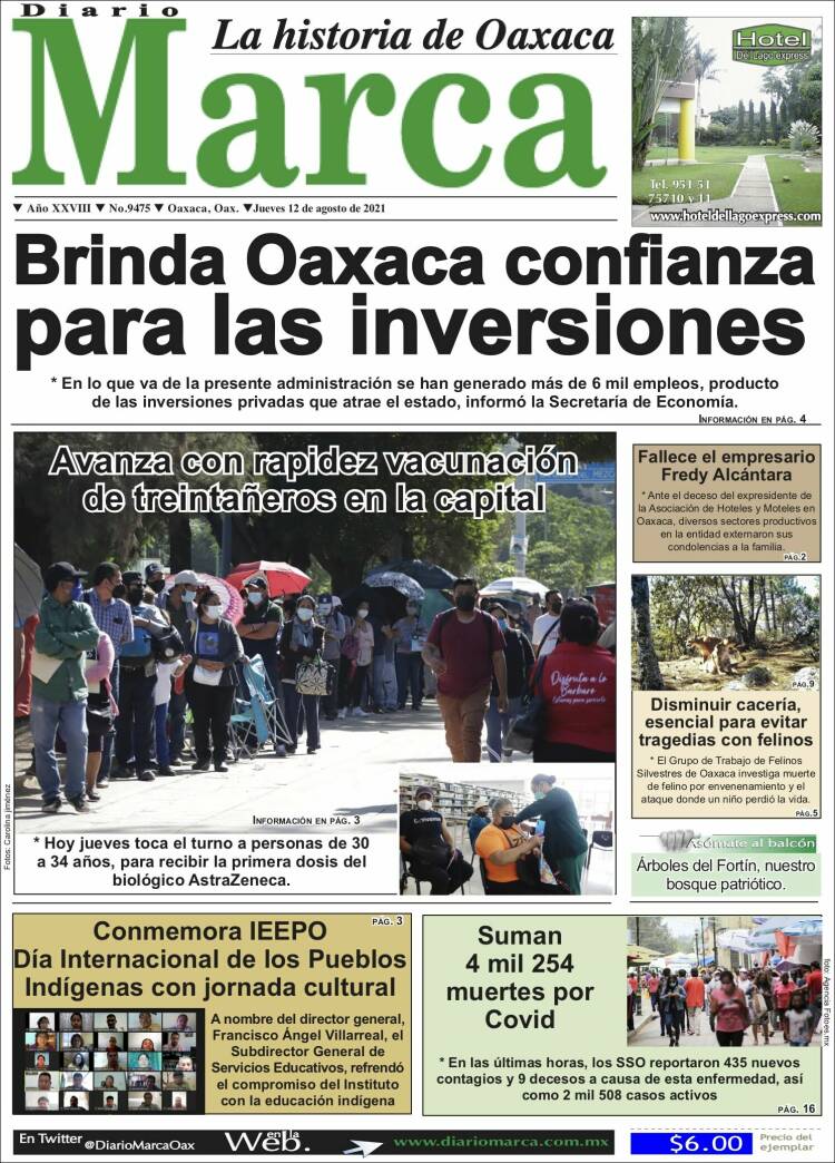 Portada de Diario Marca (M&eacute;xico)