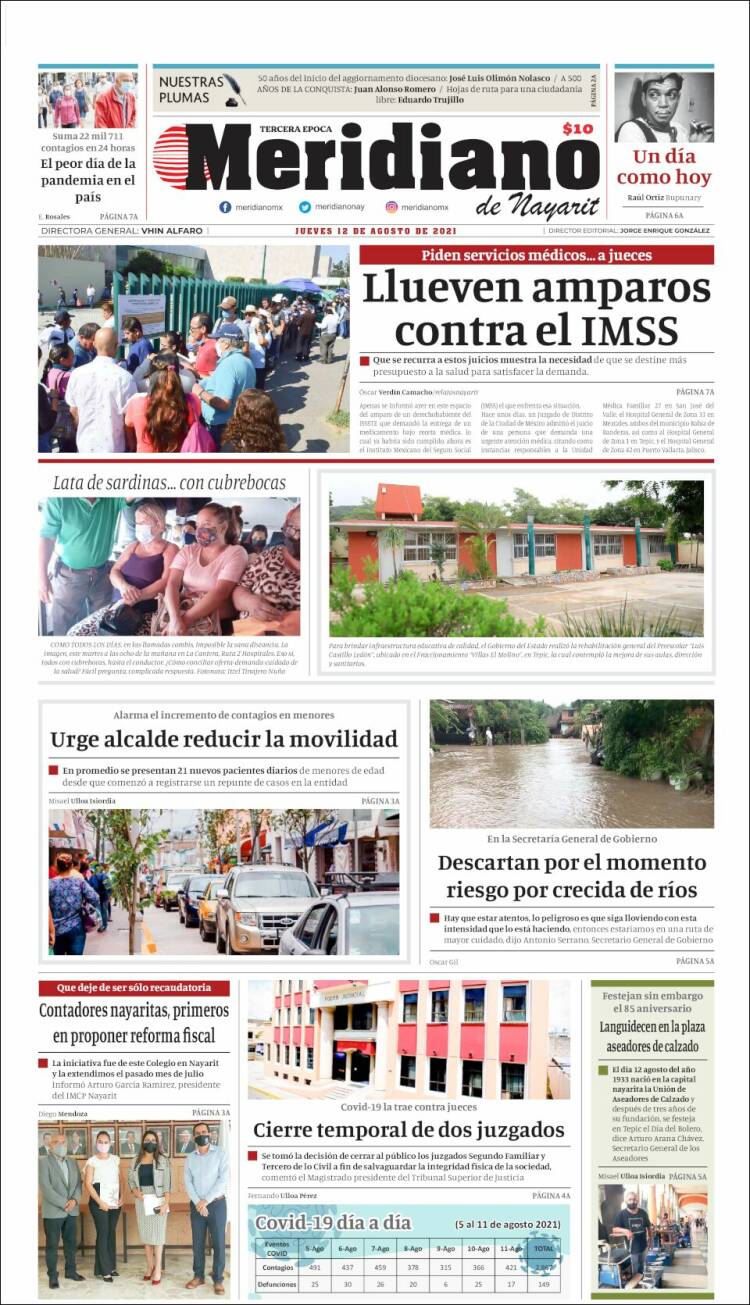Portada de Meridiano (M&eacute;xico)